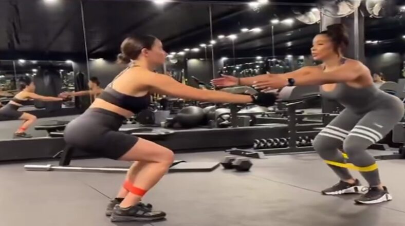 Jurnee Smollett shows off her bruising workout routine