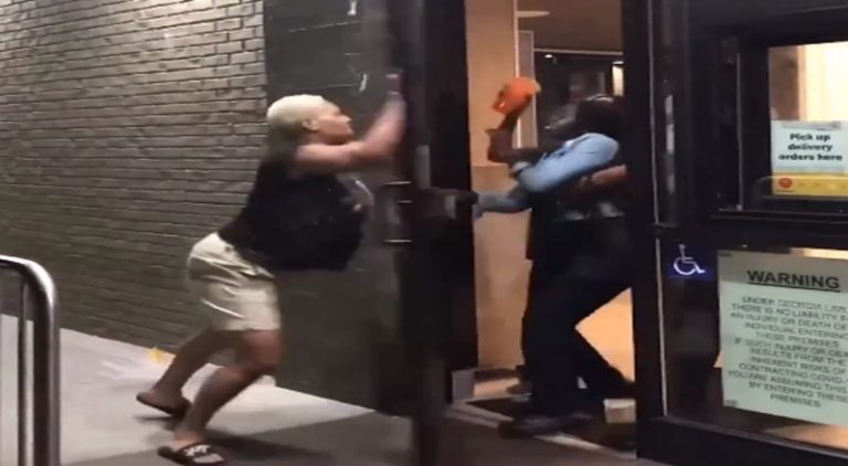 Nasty woman gets two drinks thrown in face by McDonalds worker