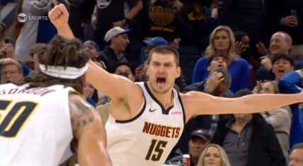 Nikola Jokic makes incredible game winning shot vs Warriors