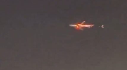 Plane catches on fire after leaving Miami International Airport