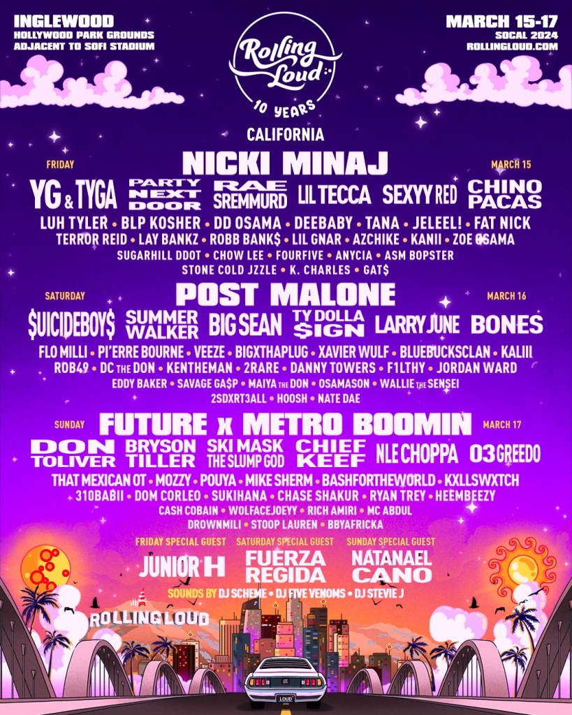 Ty Dolla $ign added to Rolling Loud California lineup