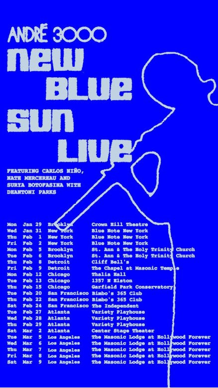 André 3000 announces "New Blue Sun Live" Tour