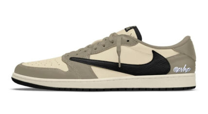 Travis Scott x Air Jordan 1 Low OG "Pale Vanilla" revealed