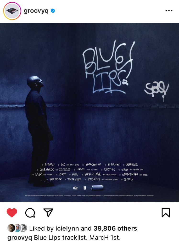 Schoolboy Q reveals tracklist for “Blue Lips” album