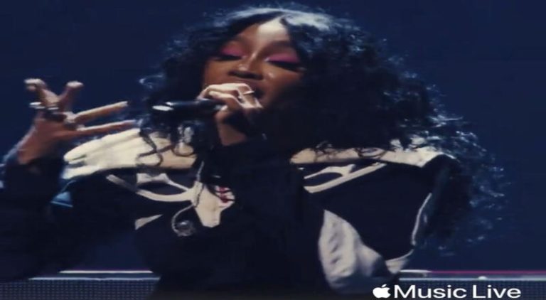 SZA performs unreleased song during Apple Music Live