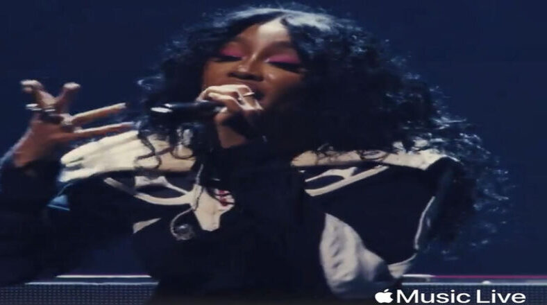 SZA performs unreleased song during Apple Music Live