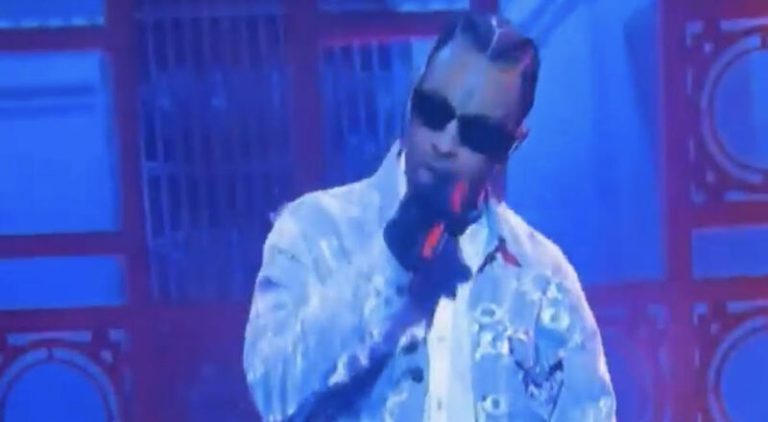 21 Savage performs on "Saturday Night Live"