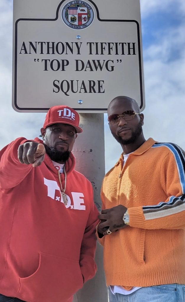 TDE's Anthony Tiffith honored with intersection in California