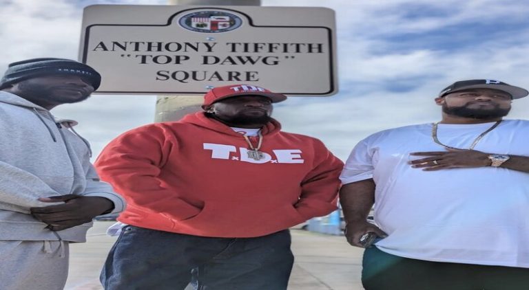 TDE's Anthony Tiffith honored with intersection in California