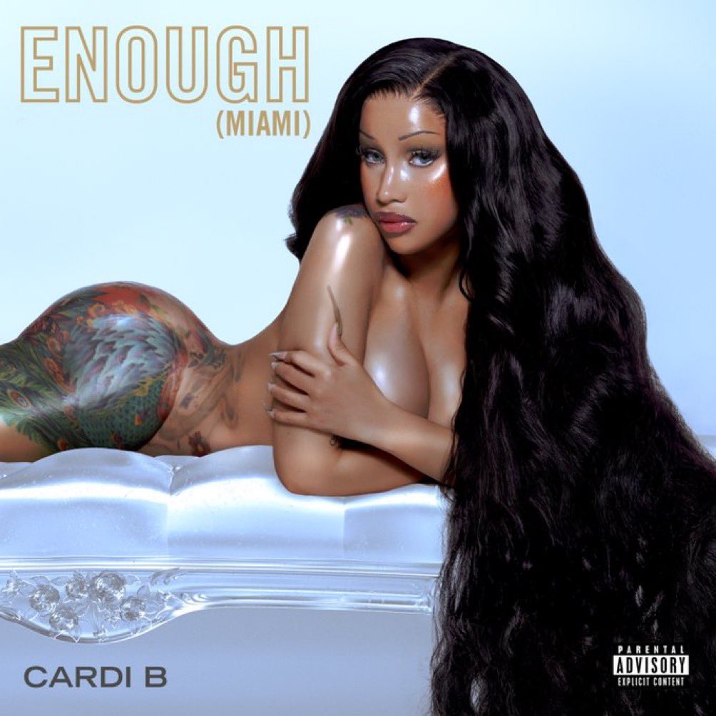 Cardi B reveals cover art for "Enough (Miami)" single