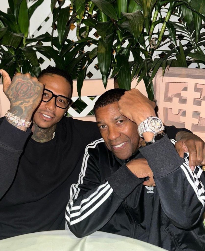 Moneybagg Yo trends after taking photo with Denzel Washington