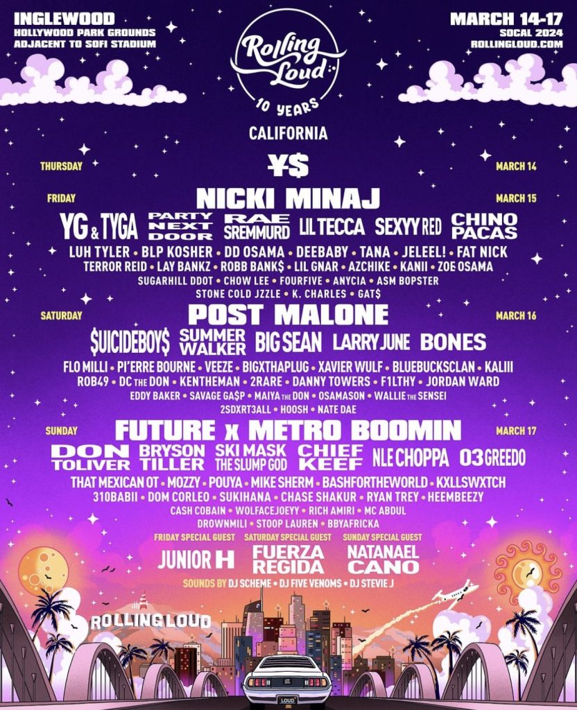 Rolling Loud to kick off 10-year anniversary with California festival