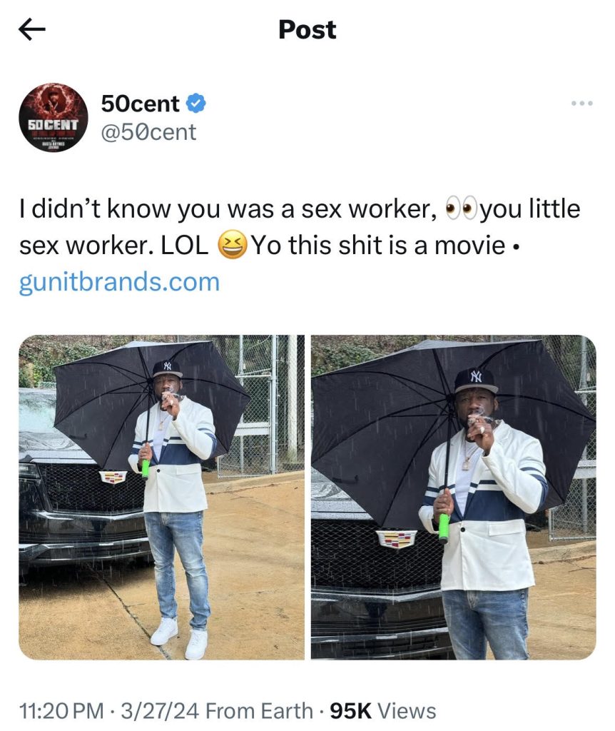 50 Cent clowns Yung Miami for allegedly being Diddy's sex worker