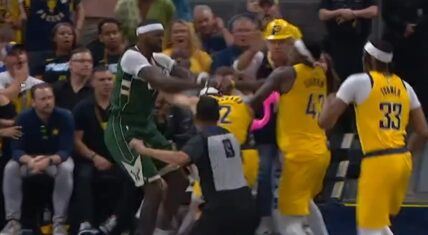Bobby Portis ejected for hitting Nembhard in Bucks-Pacers Game 4