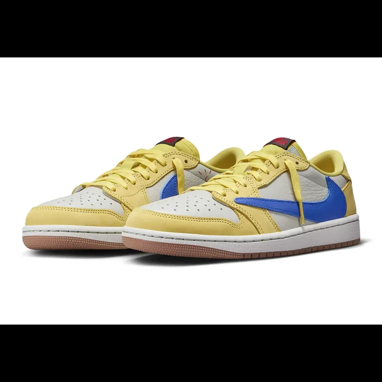 Travis Scott x Air Jordan 1 Low OG "Canary" coming on May 17