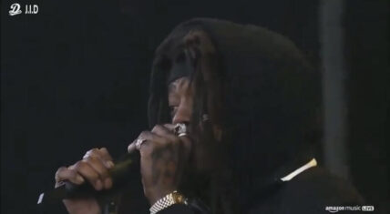 JID previews unreleased song with Anycia at Dreamville Festival