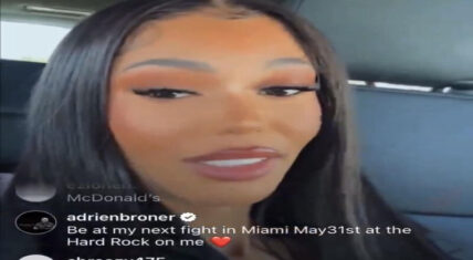 Coi Leray rejects Adrien Broner flirting with her on Instagram