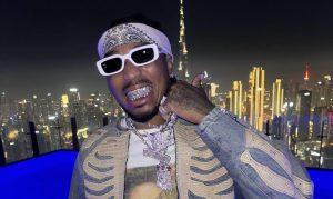 Quavo posts Young Thug meme after being dissed by Chris Brown