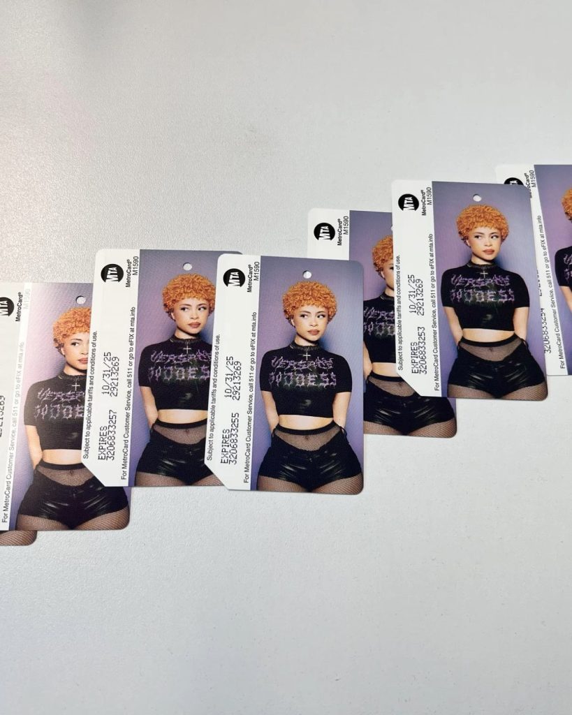 Ice Spice MetroCards in NYC coming to celebrate "Y2K" album