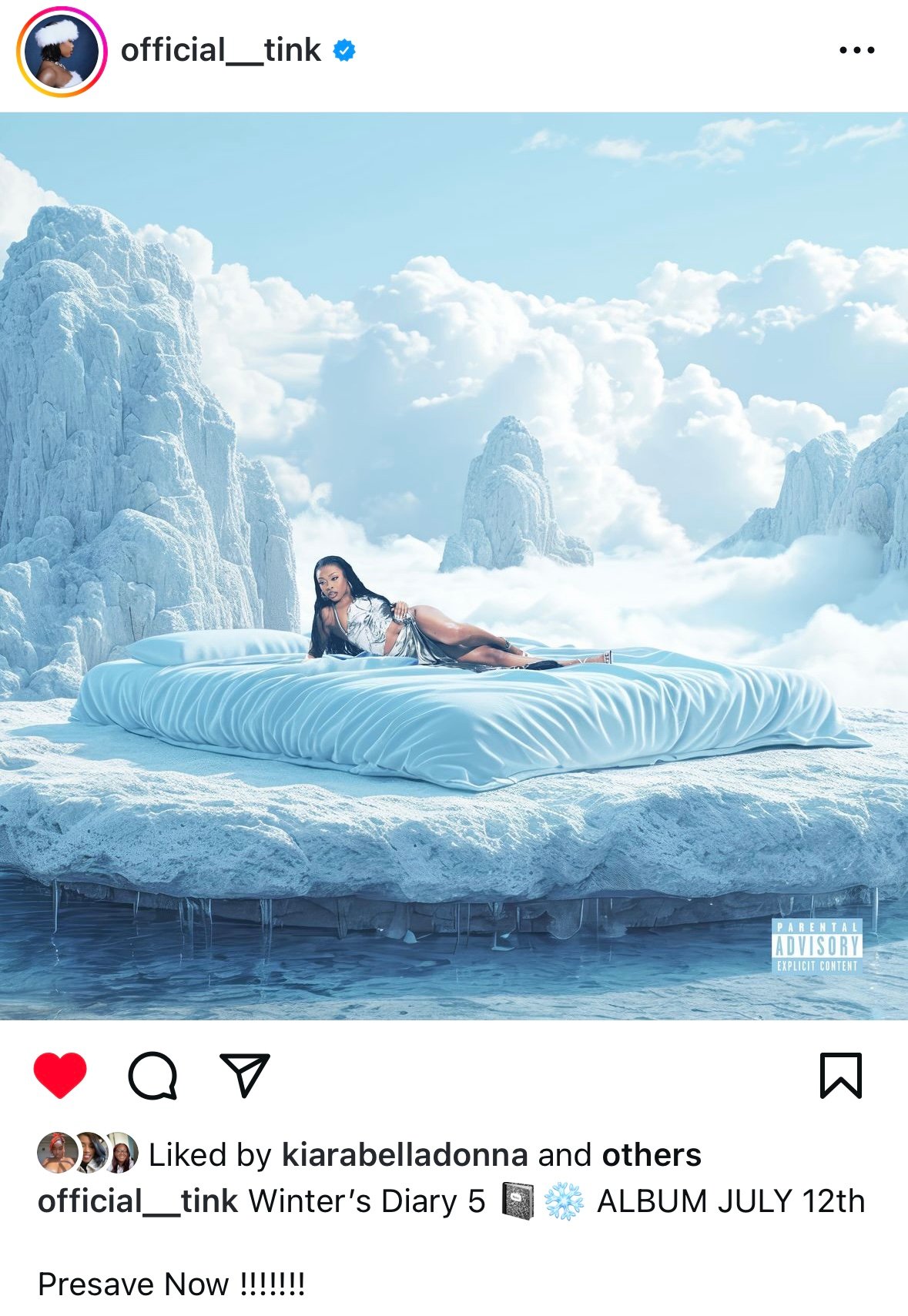 Tink to release “Winter’s Diary 5” album on July 12