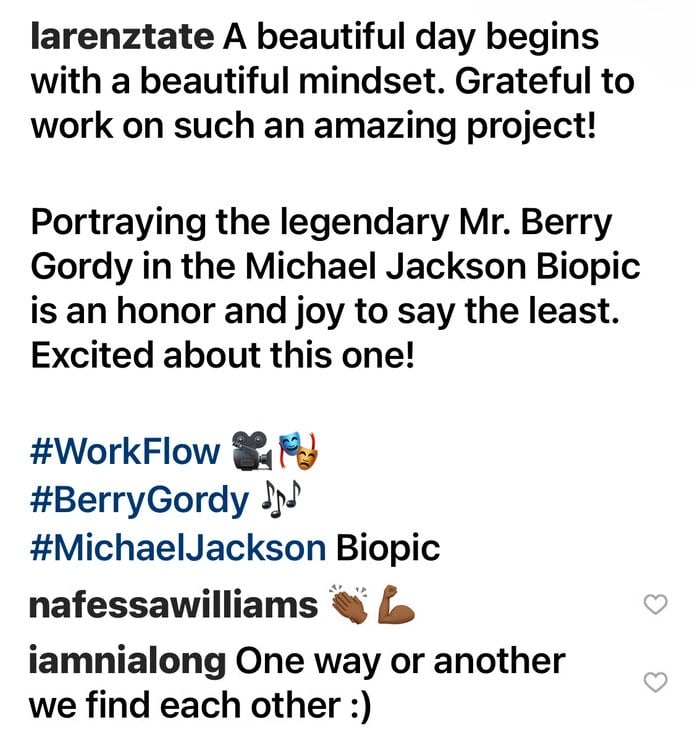 Nia Long flirts with Larenz Tate on IG: "We always find each other"