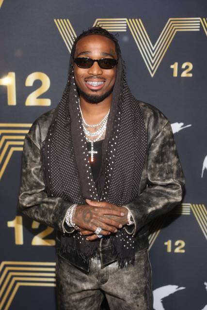 Quavo celebrates opening of V12 Restaurant & Sports Bar