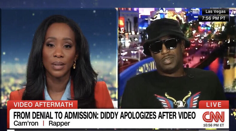 Cam'ron says during CNN interview that he's "getting cheeks" after