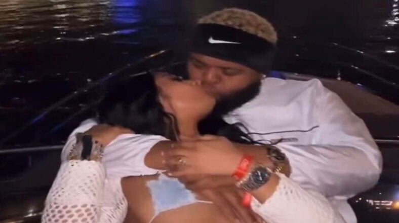 Druski & Rubi Rose seemingly confirm relationship after kiss