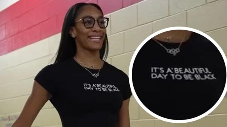 A’ja Wilson's Juneteenth shirt sparks debate over 'reverse racism'
