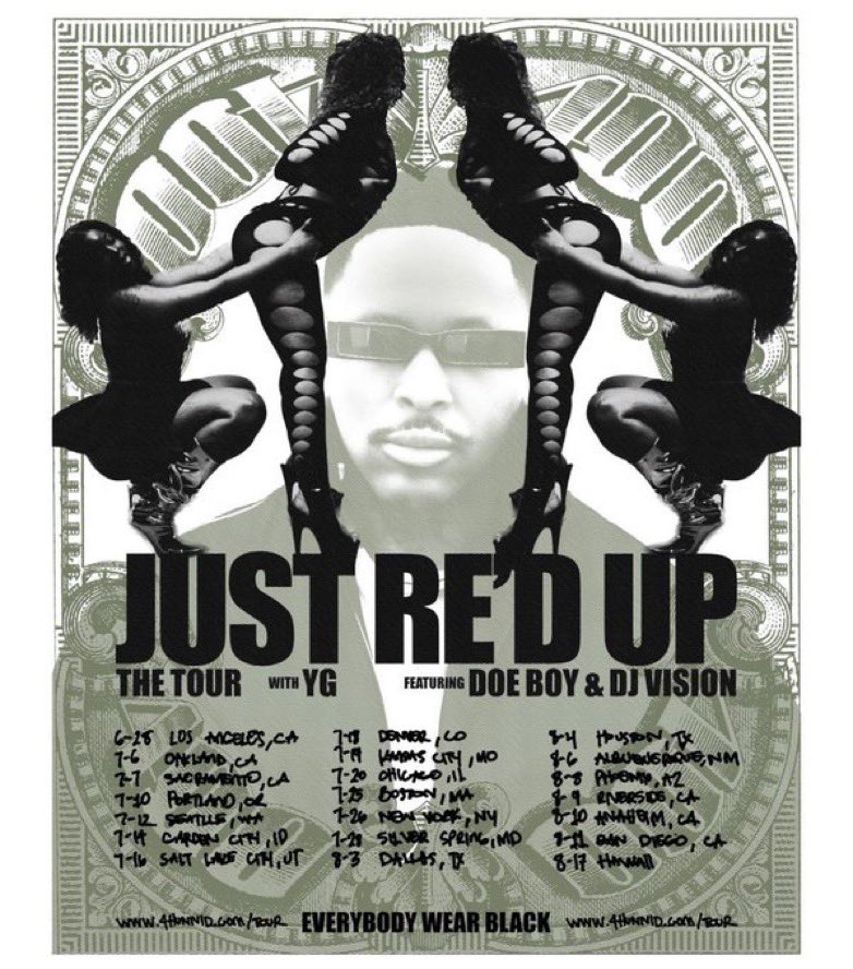 YG to kick off Just Re'd Up Tour on June 28