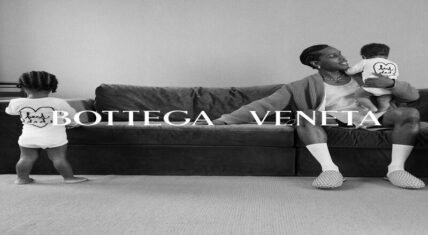 A$AP Rocky and sons in Bottega Veneta Father's Day campaign