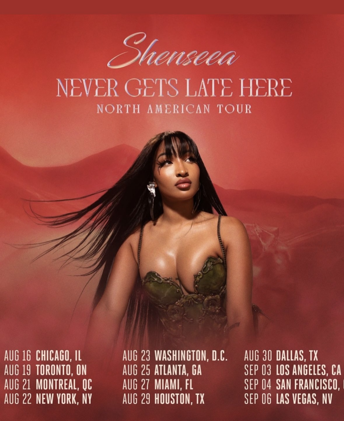 Shenseea announces dates for Never Gets Late Here Tour