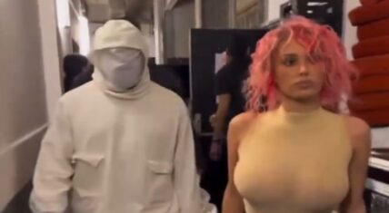 Kanye West’s beekeeper look sparks controversy at Paris Fashion Week