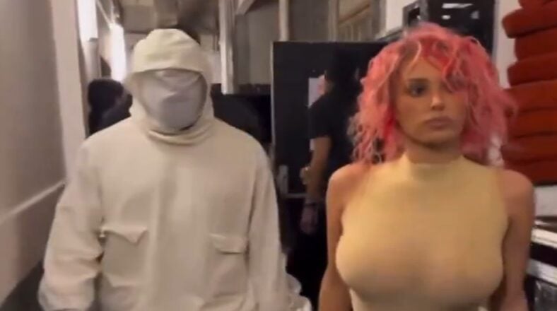 Kanye West’s beekeeper look sparks controversy at Paris Fashion Week