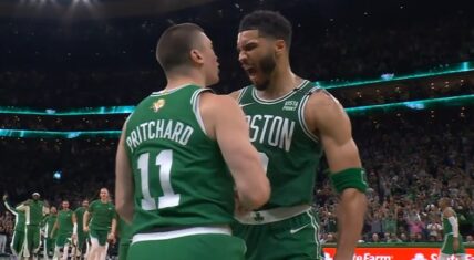 Payton Pritchard’s halfcourt buzzer beater boosts Celtics to 21-point lead