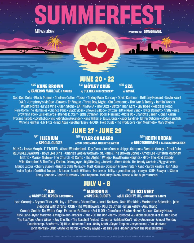 SZA headlines Summerfest in Milwaukee