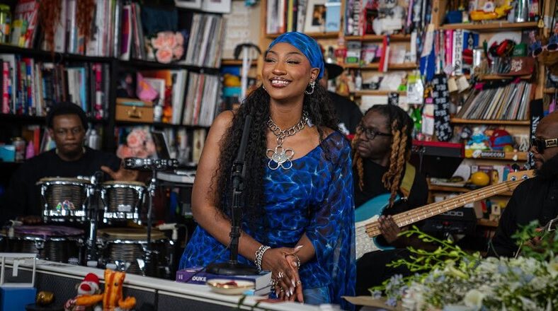 Tems perform at NPR Tiny Desk concert