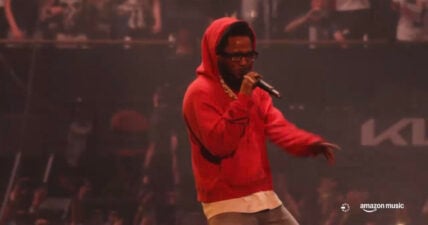 Kendrick Lamar holds "The Pop Out: Ken & Friends" concert