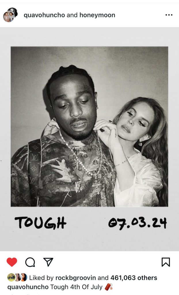 Quavo to release "Tough" single with Lana Del Rey on July 4