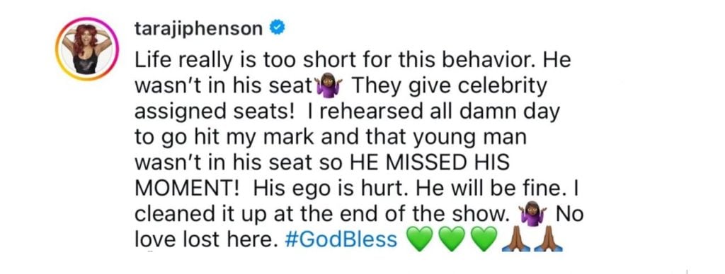 Taraji P. Henson addresses Keith Lee BET Awards mixup