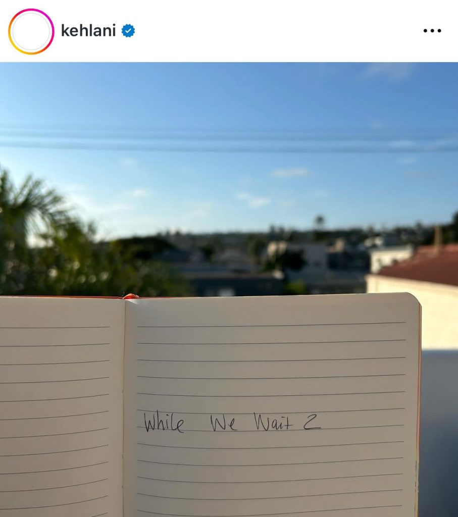 Kehlani announces "While We Wait 2" project
