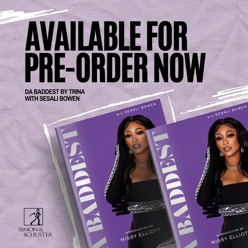 Trina to release “Da Baddest” autobiography on October 8