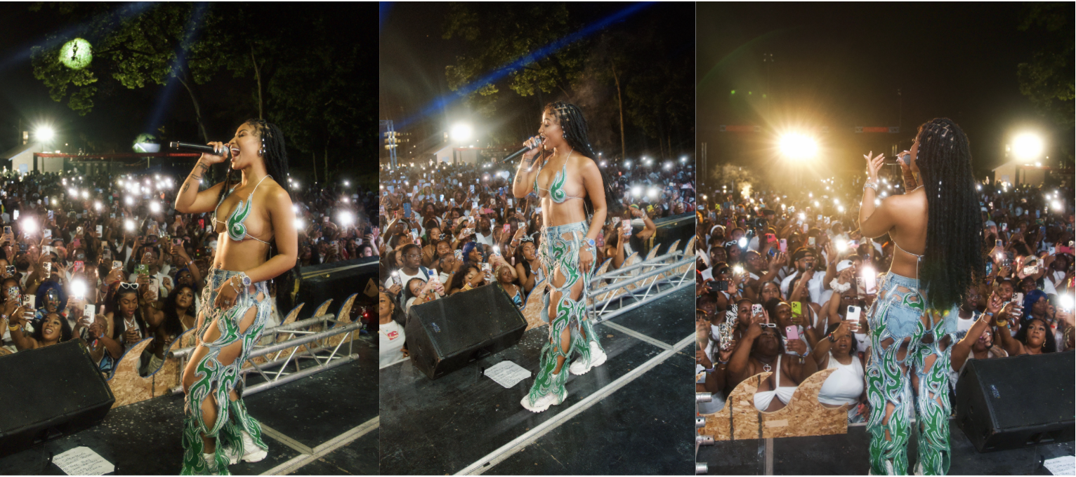 Shenseea performs at New York's BRT Weekend Block Party