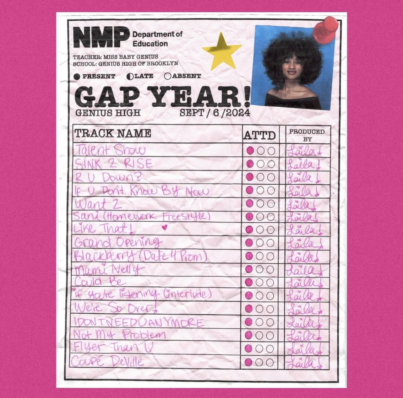 Laila! announces debut album "Gap Year" coming on September 6