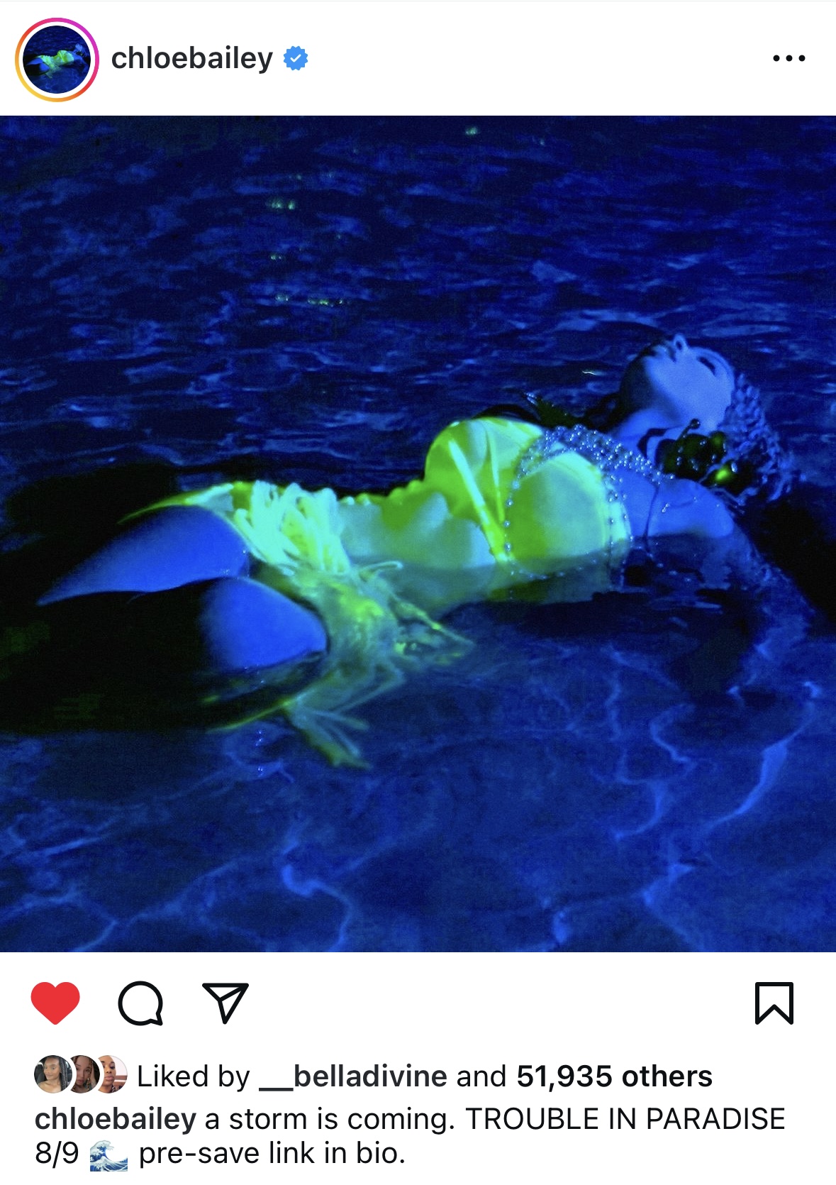 Chlõe to release “Trouble In Paradise” album on August 9