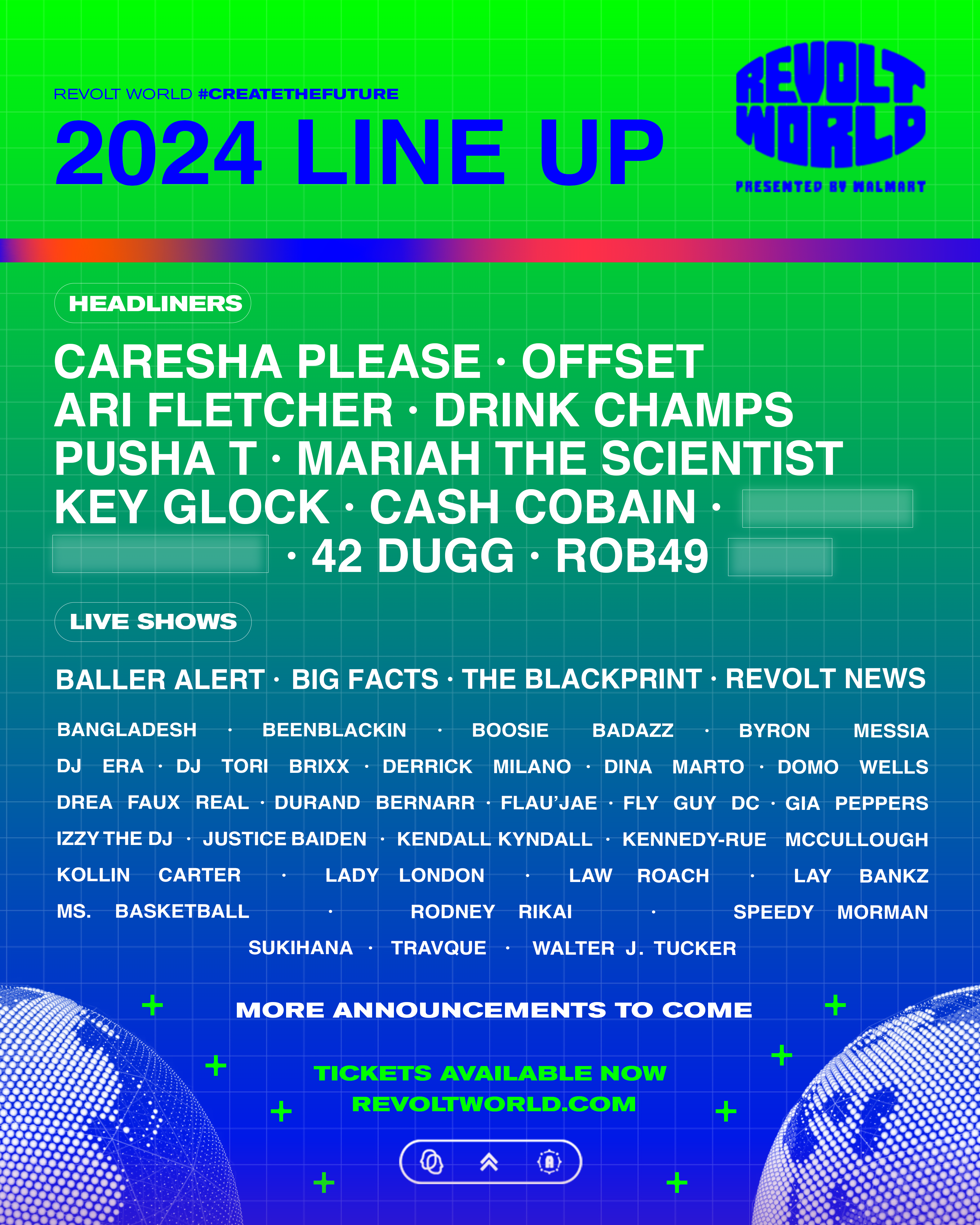 Offset, Mariah The Scientist, and more to headline Revolt World