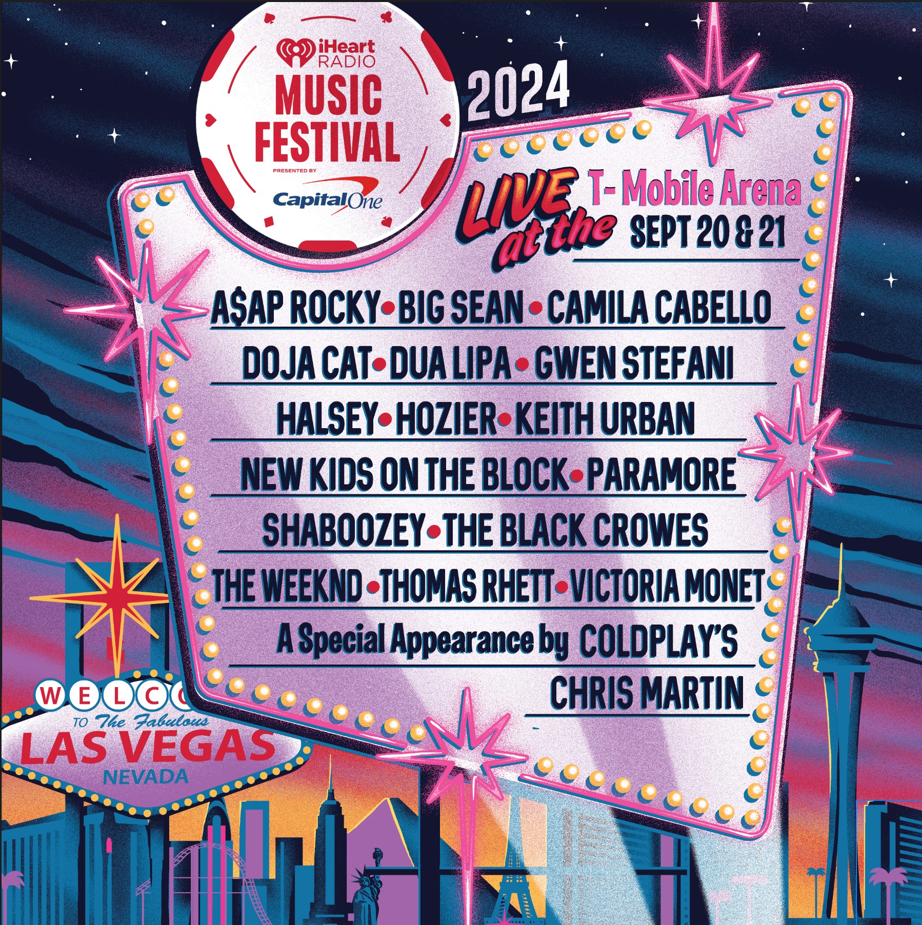 A$AP Rocky, Doja Cat and more headlining iHeartRadio Music Fest