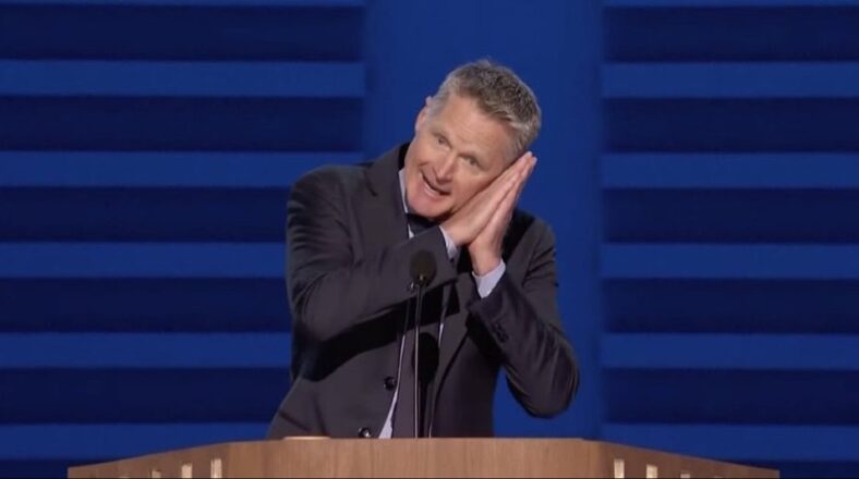 Steve Kerr taunts Trump at DNC with Steph Curry’s 'night night'