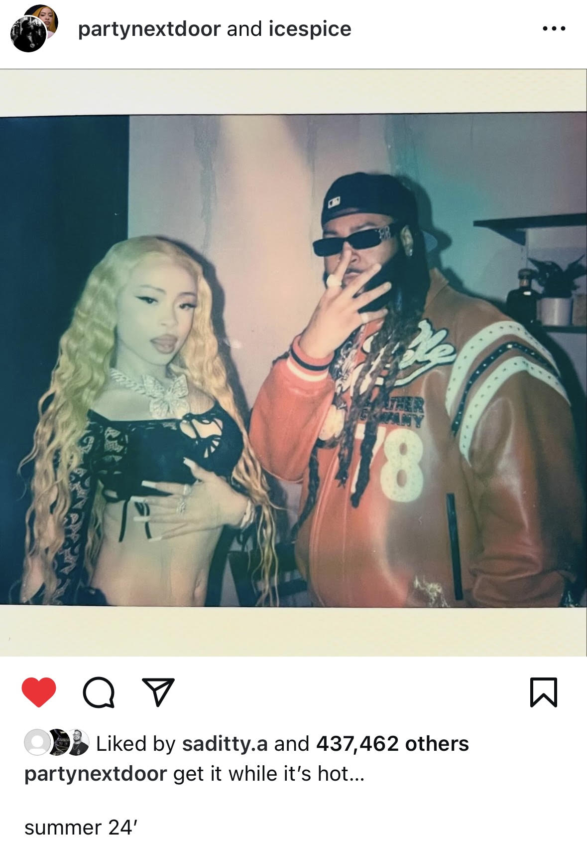 Ice Spice and PartyNextDoor hint at collaboration after NYC show
