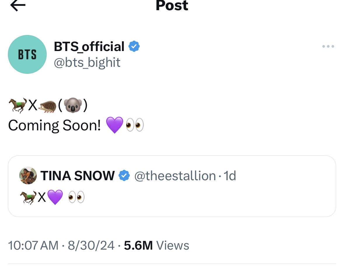 Megan Thee Stallion and BTS to release second collaboration